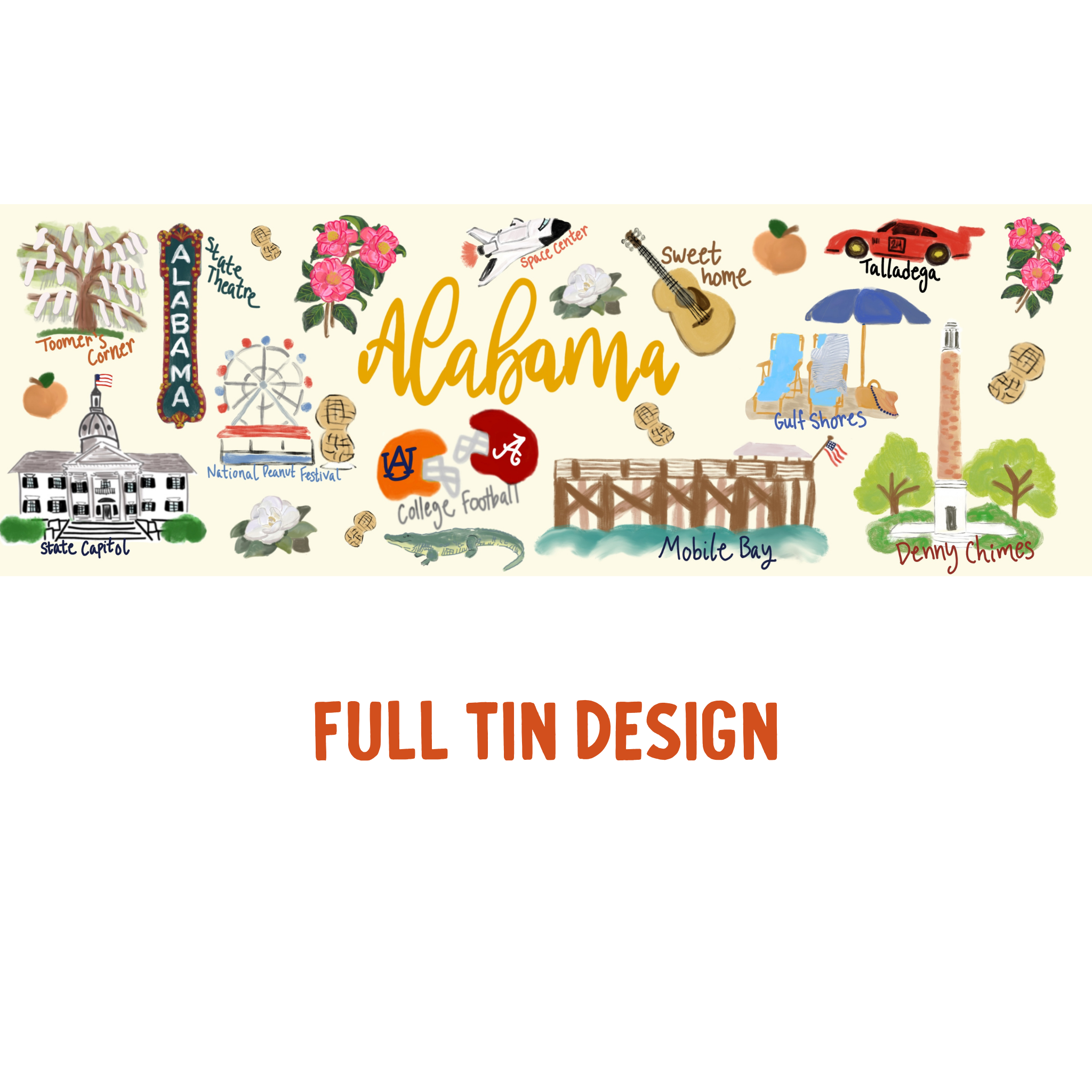 Alabama Gift Tin