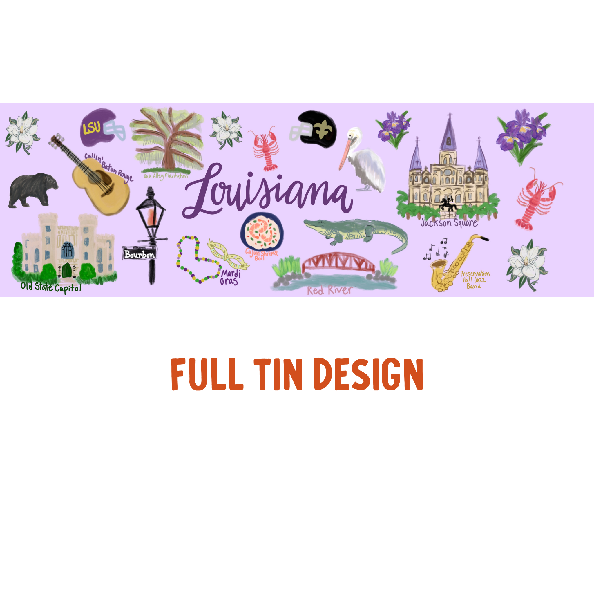 Louisiana Gift Tin