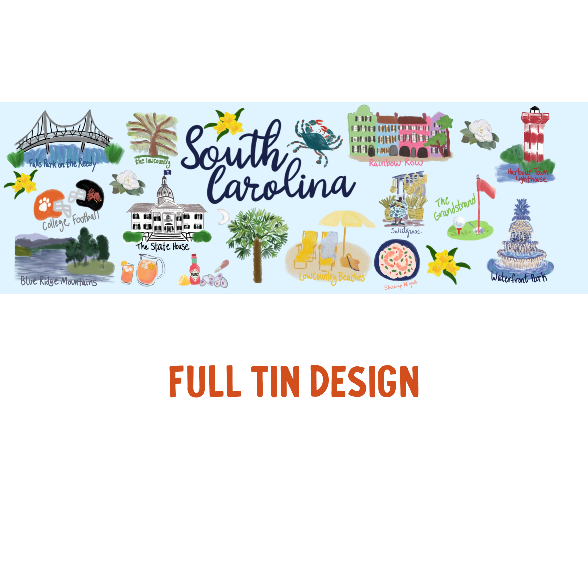 South Carolina Gift Tin