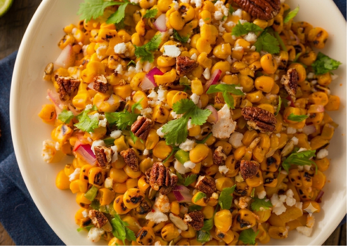 Sweet Heat Street Corn Salad