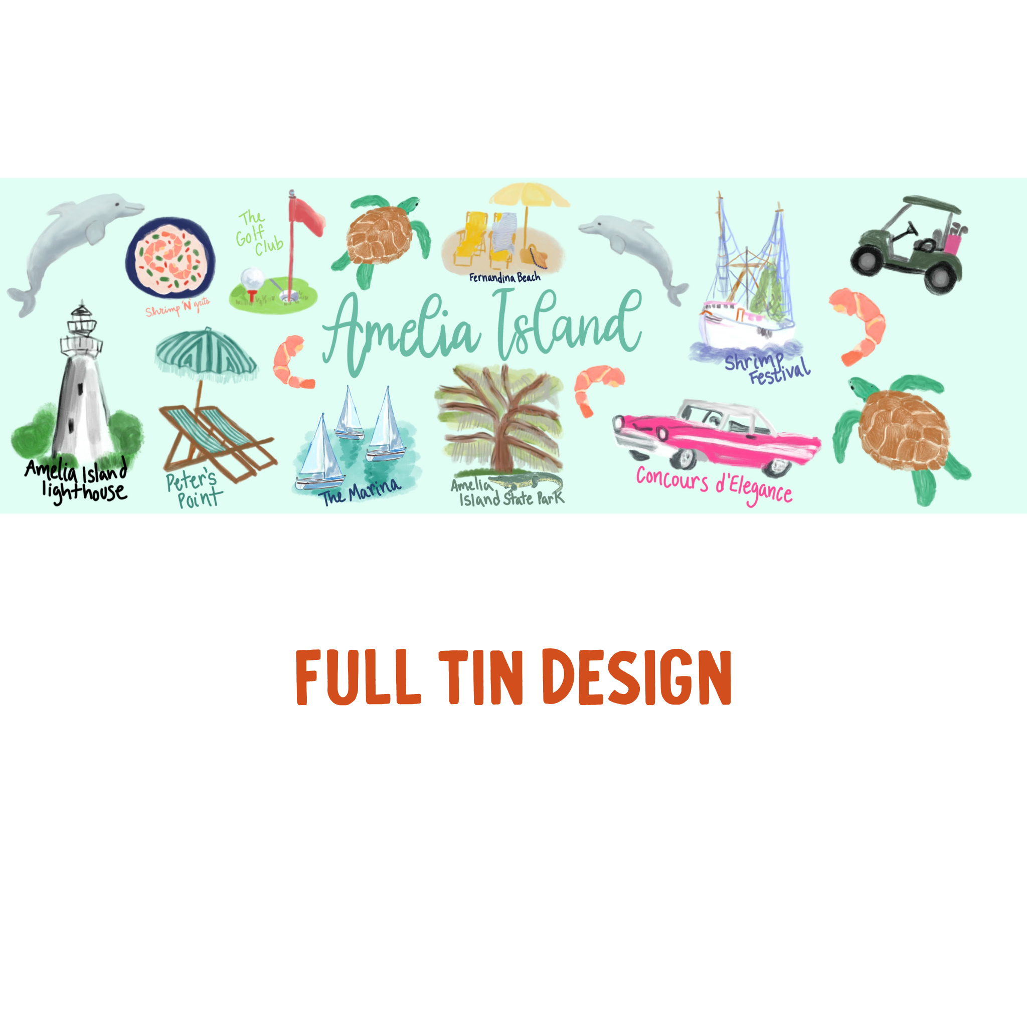 Amelia Island Gift Tin