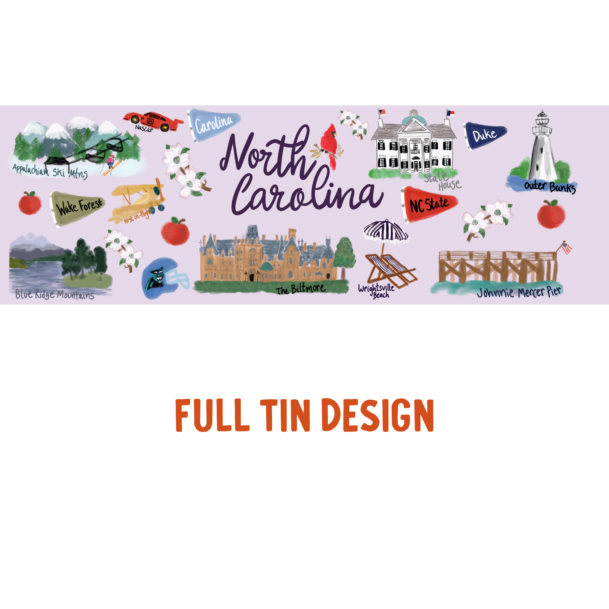North Carolina Gift Tin