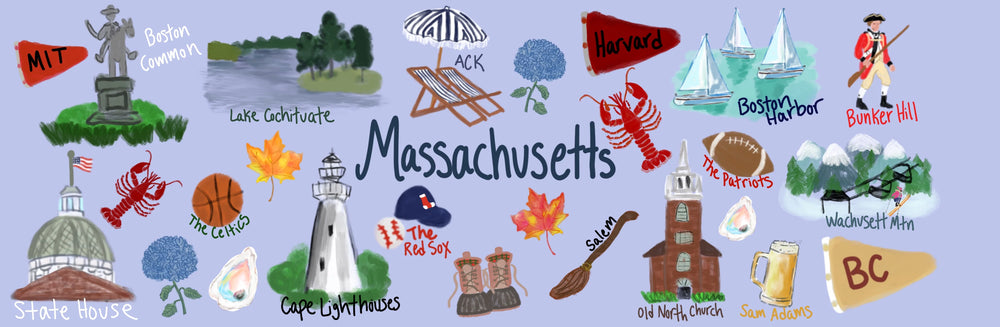 Massachusetts State Gift Tin