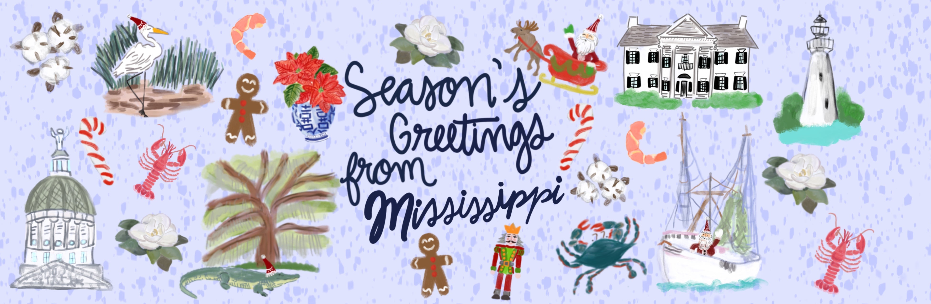 Mississippi Holiday Tin