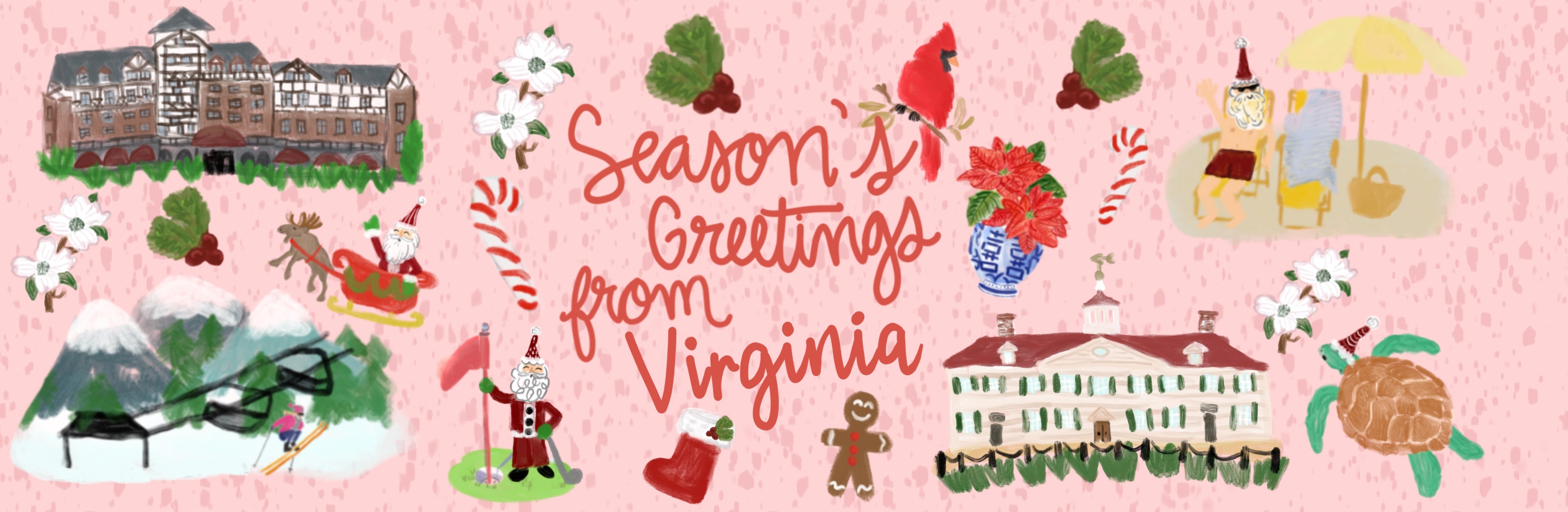 Virginia Holiday Tin