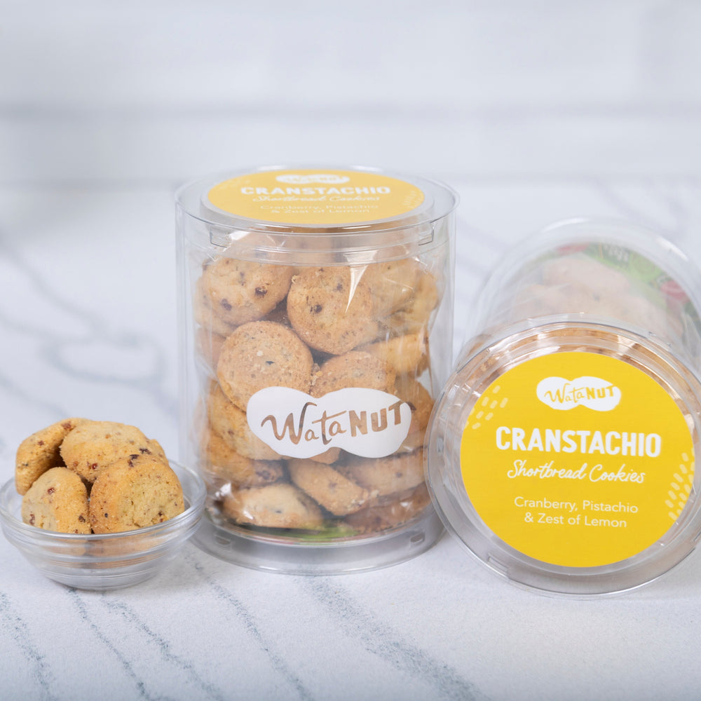 Cranstachio Shortbread Cookies Tube