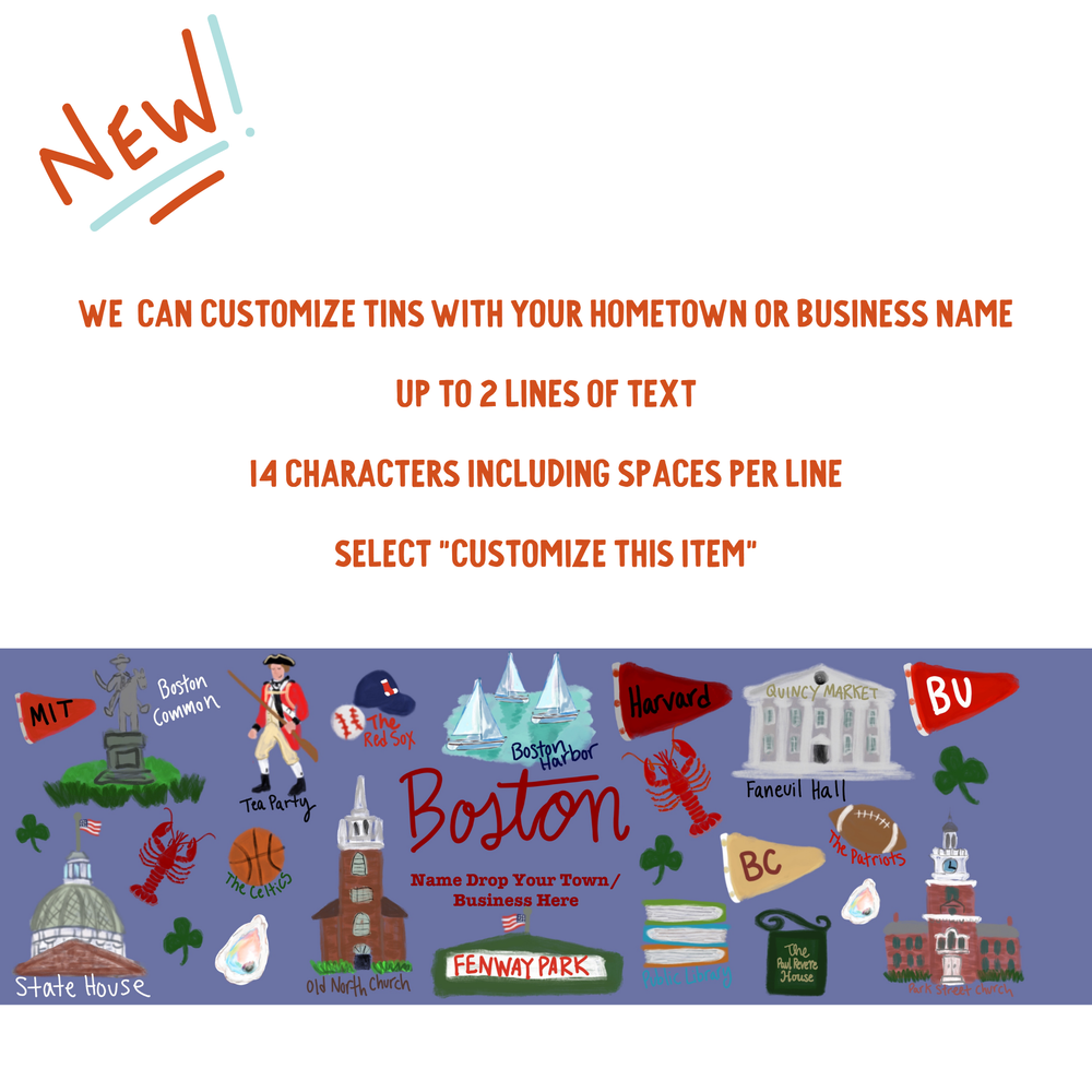 Massachusetts State Gift Tin