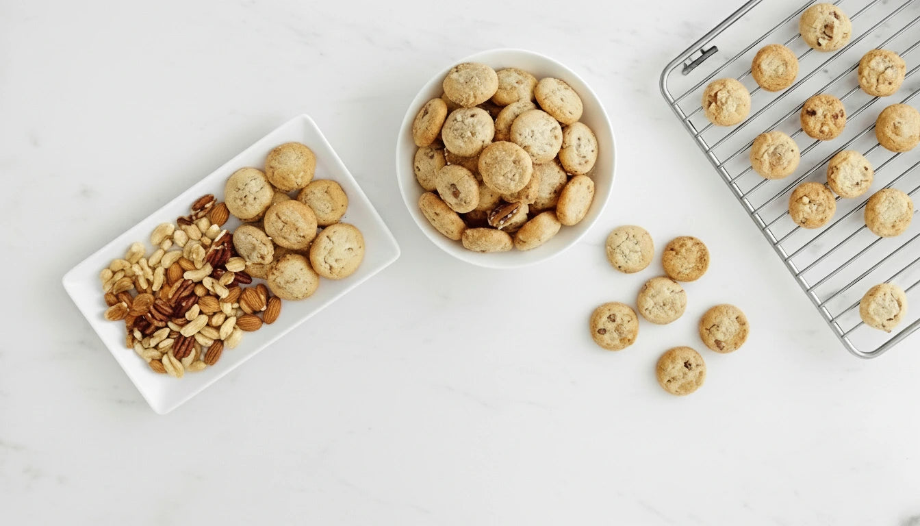 Baked from scratch Packaged by hand Taste the difference