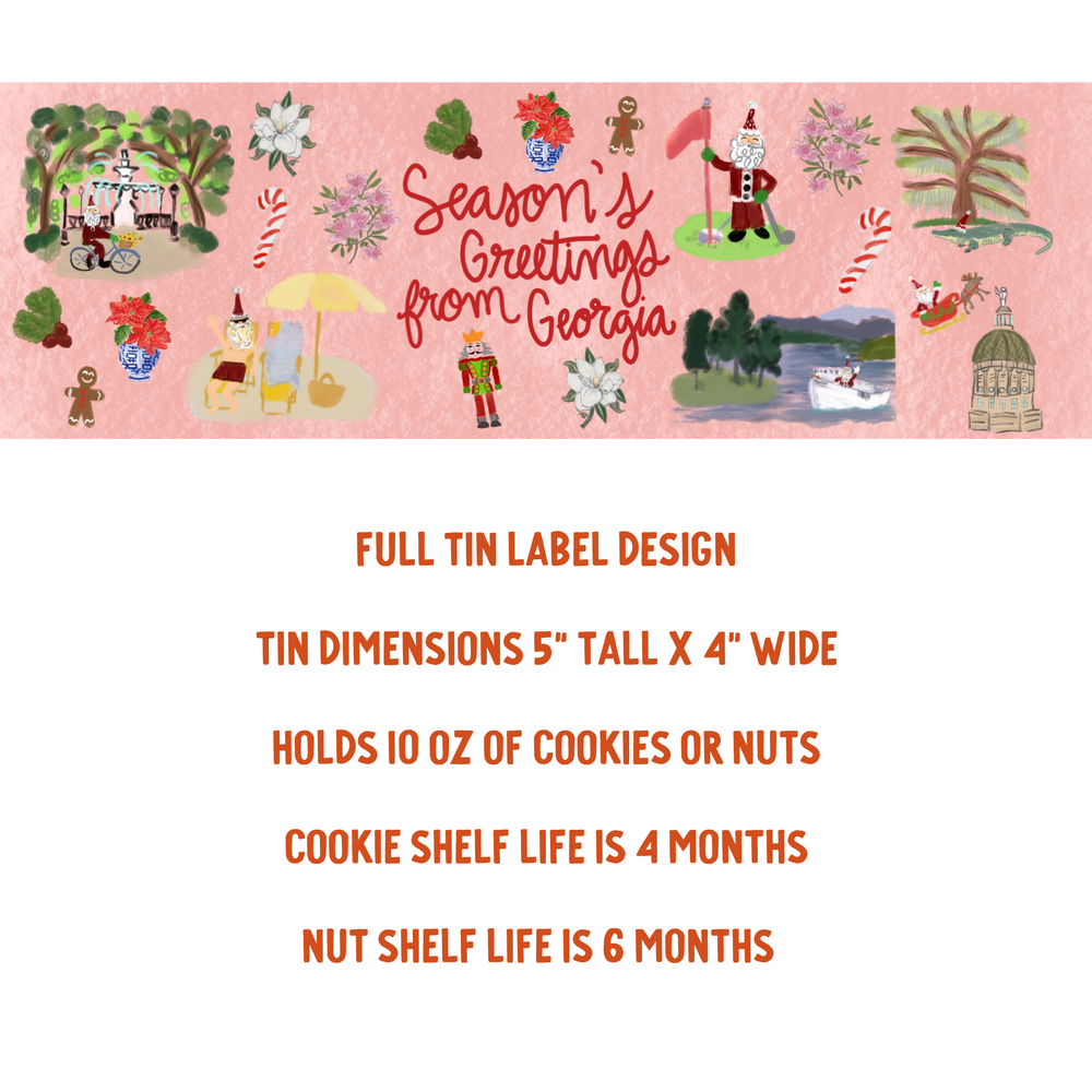 Georgia Holiday Gift Tin
