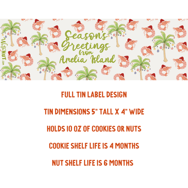 Amelia Island Holiday Gift Tin