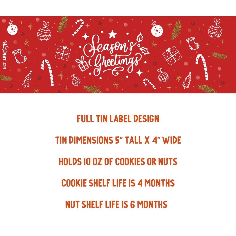 Season's Greetings Gift Tin