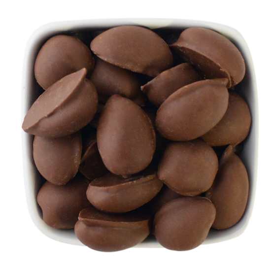 double dipped milk chocolate pecans