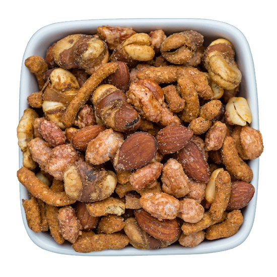 gourmet nut mix ale yeah with hickory smoked almonds