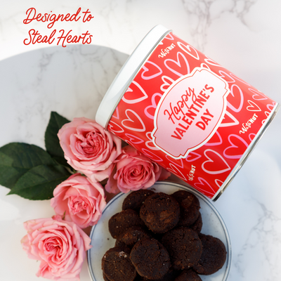 Valentine's Day Tin: Gourmet Nuts or Cookies