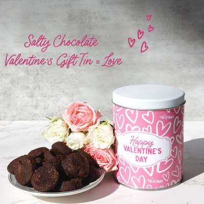 Valentine's Day Tin: Gourmet Nuts or Cookies